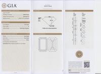 A 2.39 Carat Octagonal Step Cut Diamond,