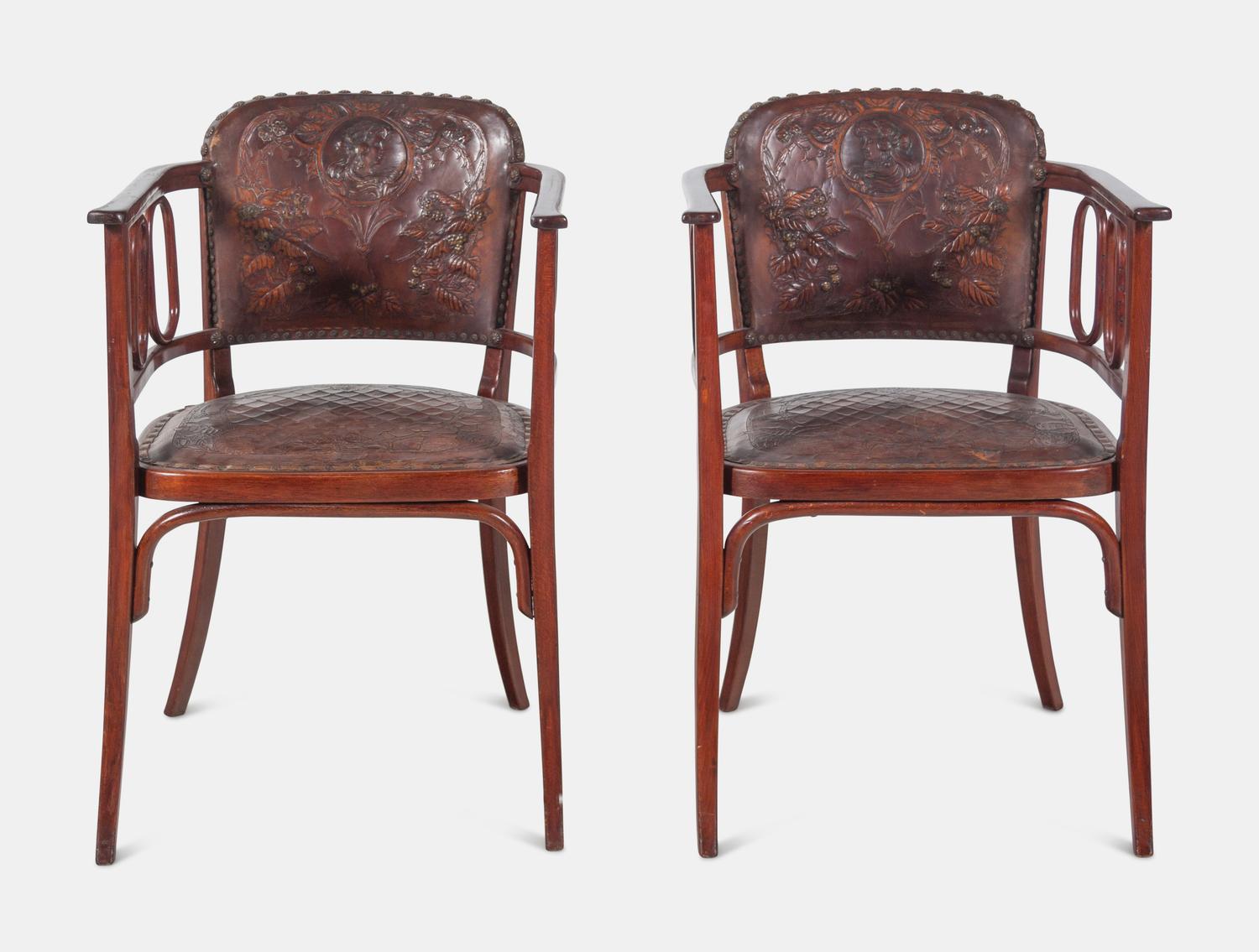 Pair of Bentwood Armchairs