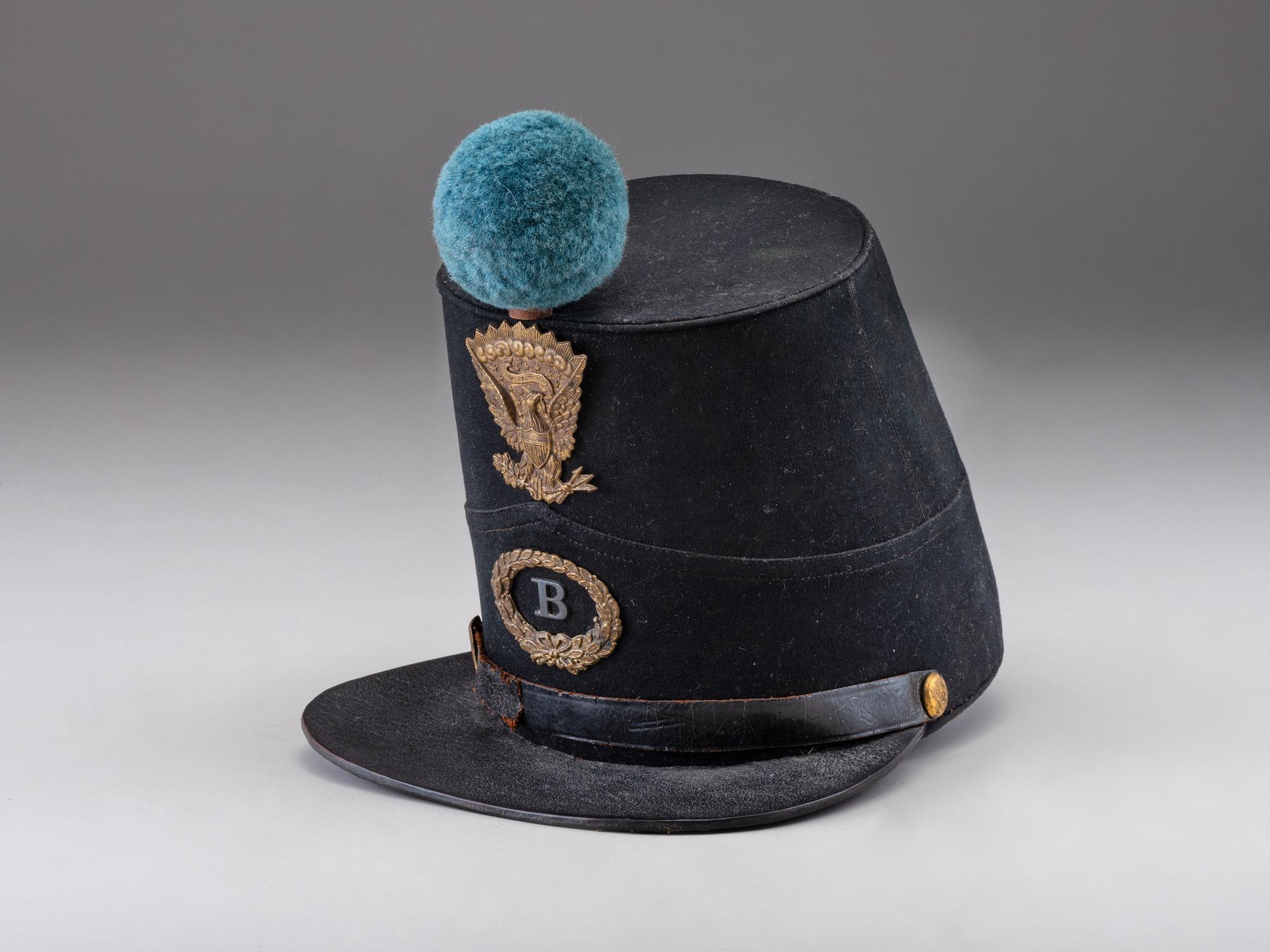 [MILITIA]. Model 1851 militia shako.