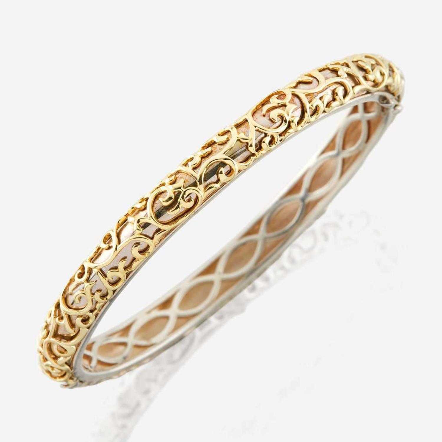A suite of gold, sterling silver, and diamond jewelry, Charles Krypell