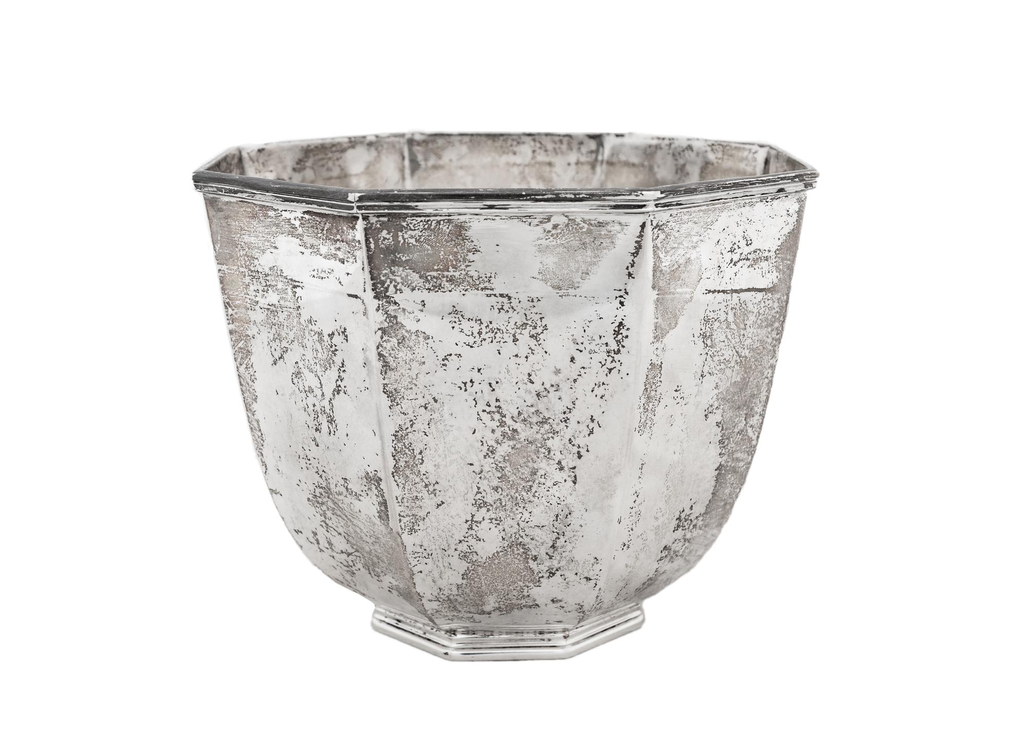 An Italian Silver Ice Pail