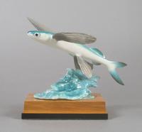 A Royal Worcester Flying Fish, Height 8 inches.