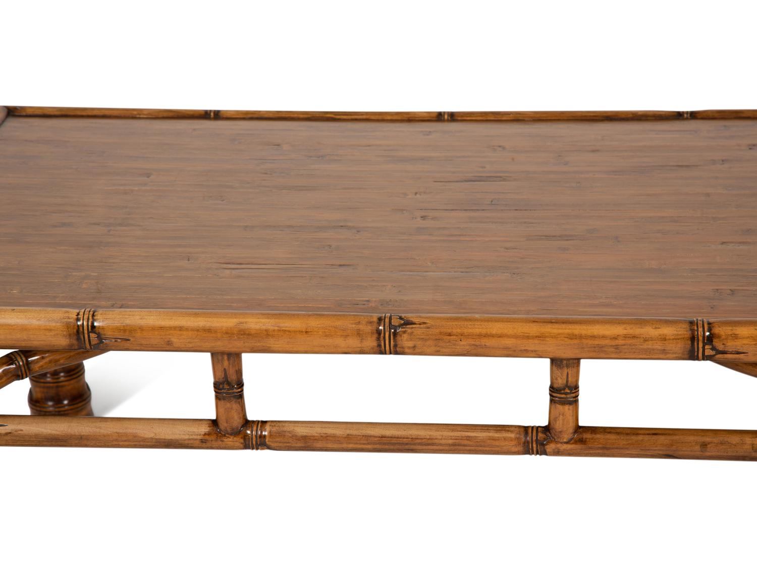 A Low Bamboo Coffee Table