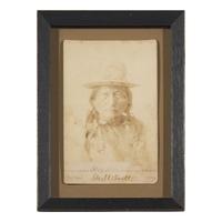 [Native-Americana] Scott, George W. Cabinet Card Portrait of Sitting Bull