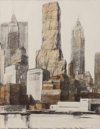 Lower Manhattan Packed Building, 20 Exchange Place, Project for New York, 1973