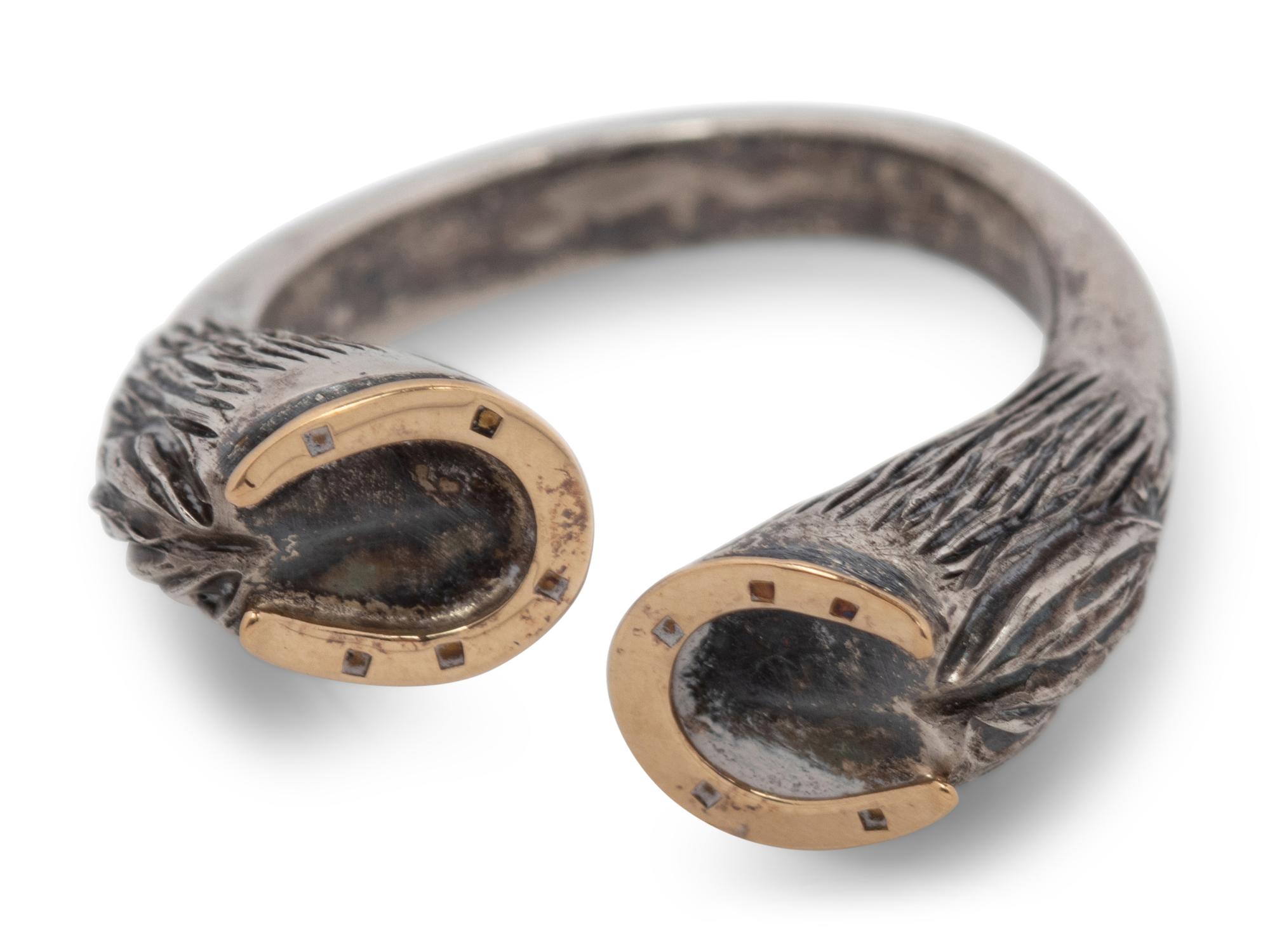 Four Gucci Items: One Necklace, One Bracelet, One Ring, One Key Chain, 1970-80s