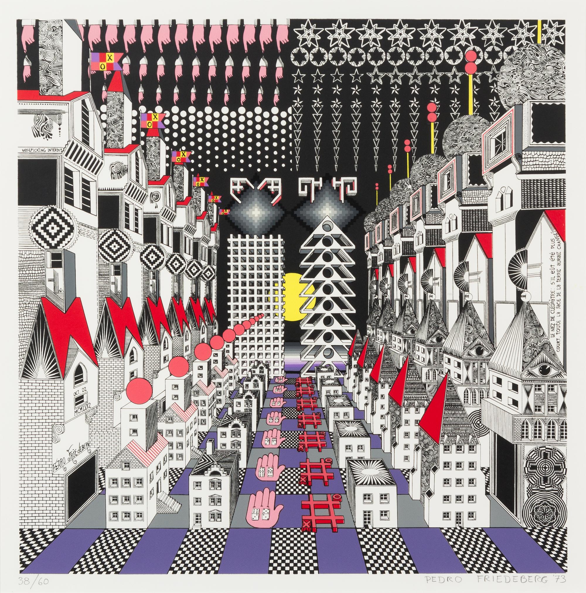 Pedro Friedeberg, (Mexican, b. 1937), Untitled, 1973