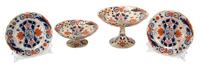 A Group of Fischer & Mieg Pirkenhammer Porcelain Articles Diameter of plate 8 inches. — LATE 19TH CENTURY