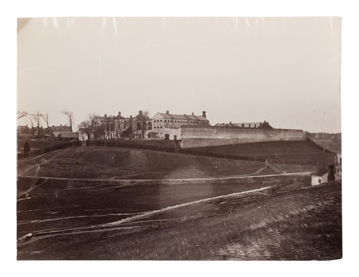 [CIVIL WAR]. GARDNER, Alexander (1821-1882), photographer. The State Penitentiary, Richmond, Virginia. April 1865.