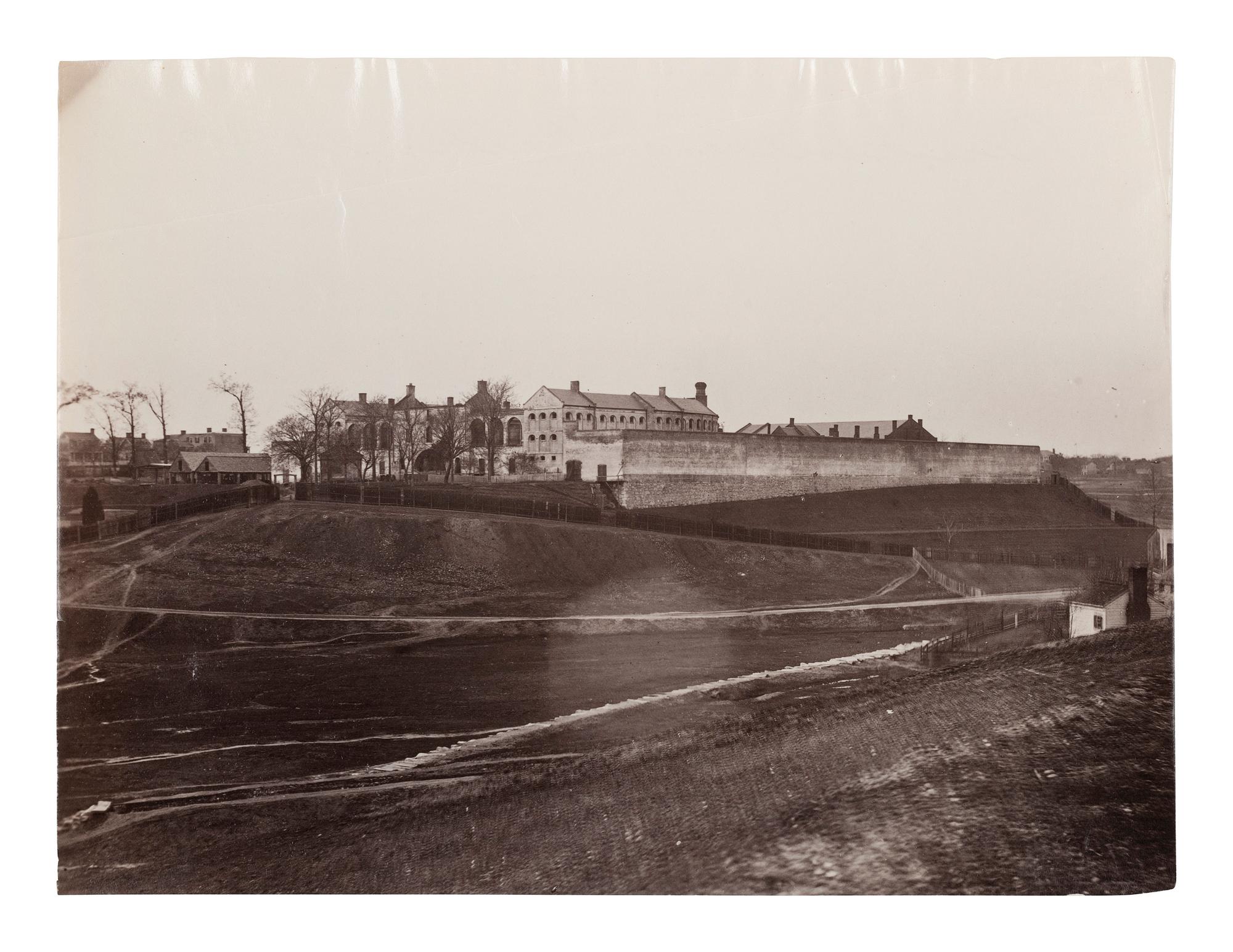 [CIVIL WAR]. GARDNER, Alexander (1821-1882), photographer. The State Penitentiary, Richmond, Virginia. April 1865.