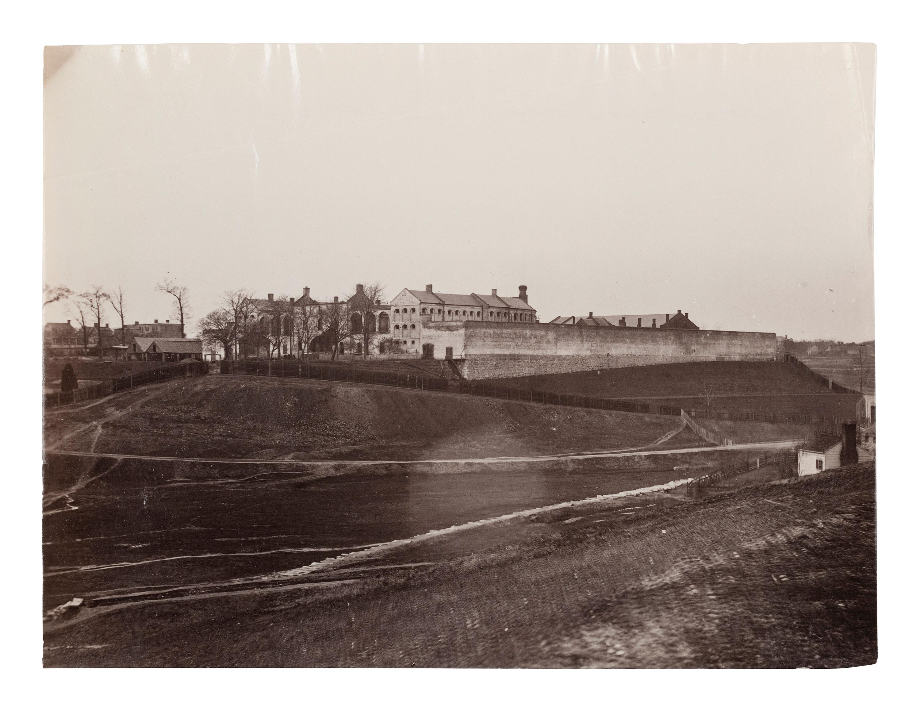 [CIVIL WAR]. GARDNER, Alexander (1821-1882), photographer. The State Penitentiary, Richmond, Virginia. April 1865.