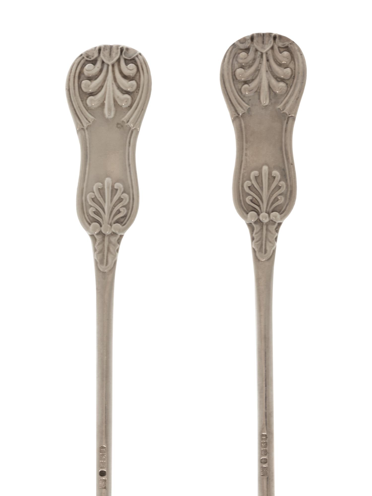 A Pair of Scottish William IV Silver Serving Spoons