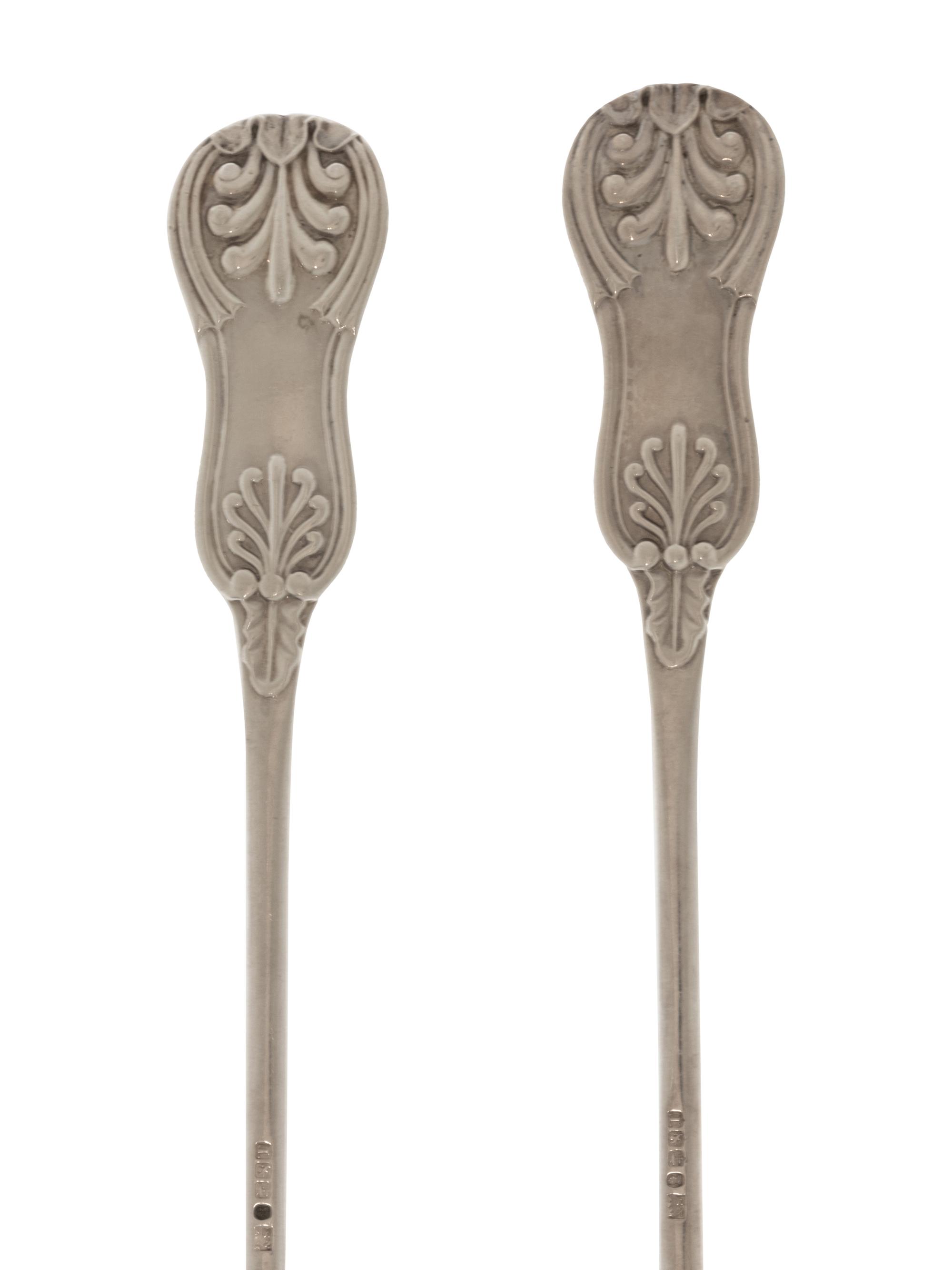 A Pair of Scottish William IV Silver Serving Spoons