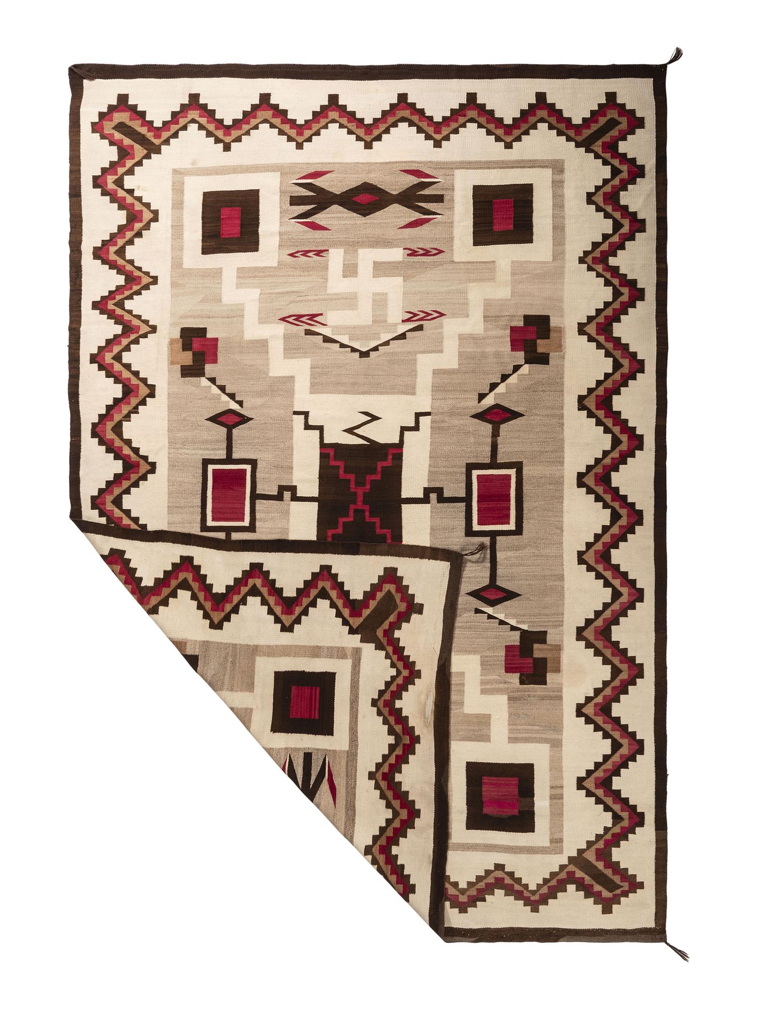 Navajo Storm Pattern Roomsize Weaving / Rug