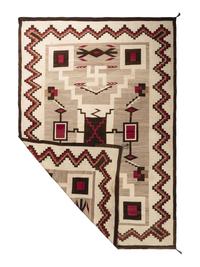 Navajo Storm Pattern Roomsize Weaving / Rug