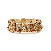 VICTORIAN, DOUBLE SLIDE CHARM BRACELET