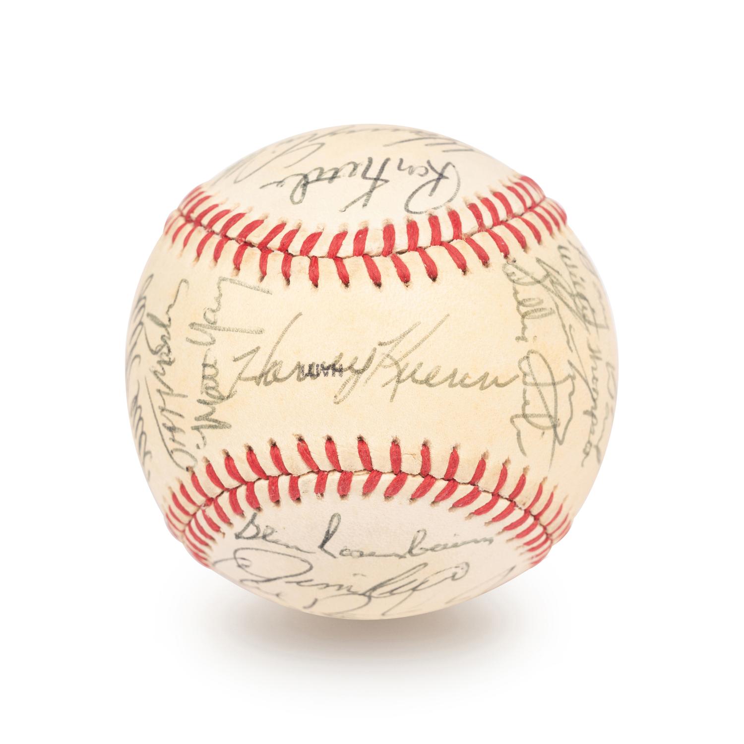 A 1983 All Star Game American League Team Signed Autograph Baseball with 30 Signatures