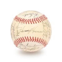 A 1983 All Star Game American League Team Signed Autograph Baseball with 30 Signatures