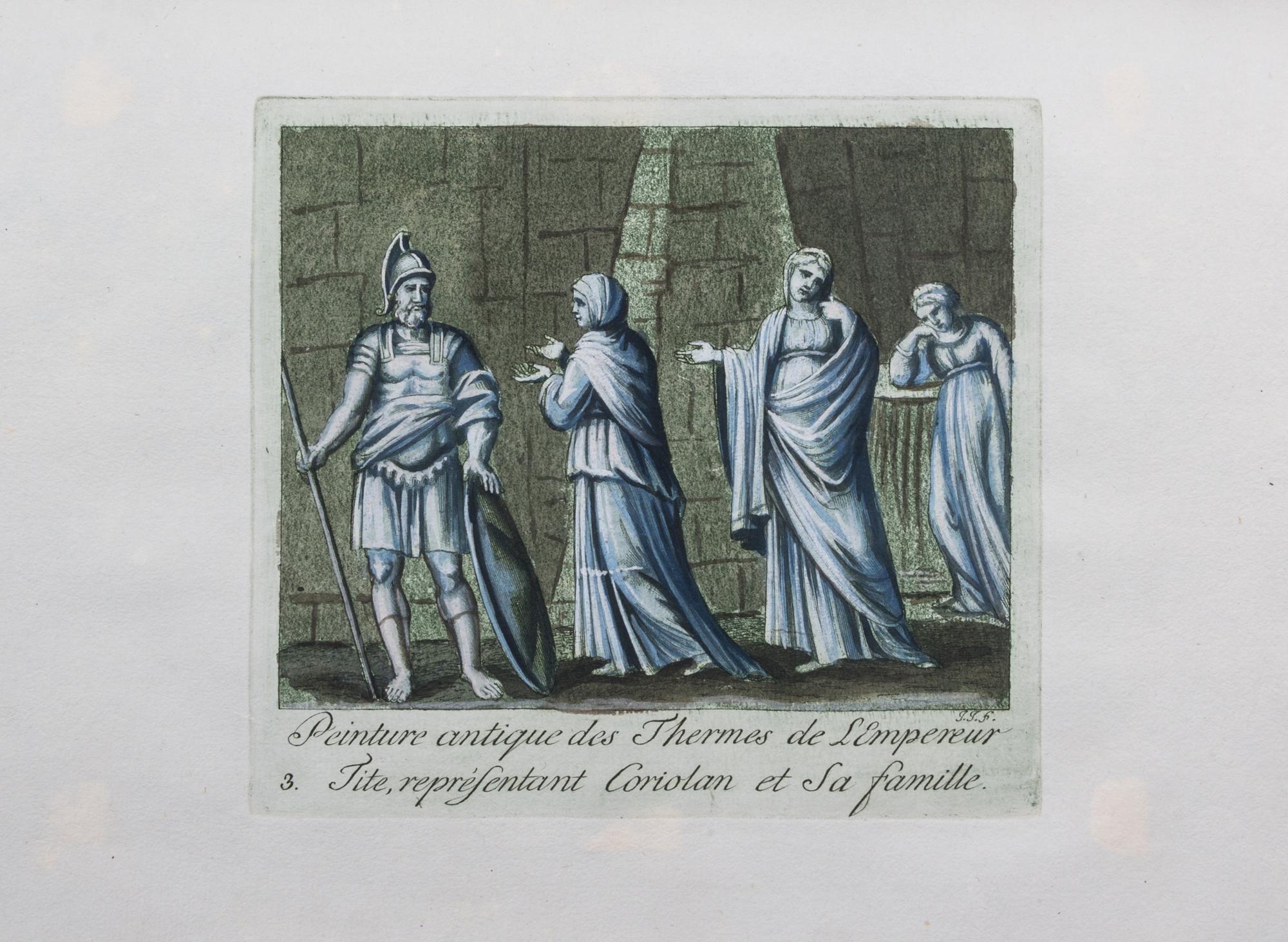 COLLECTION DE PEINTURES ANTIQUES. Rome, 1781. Folio