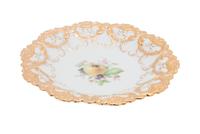 A Meissen Porcelain Dish Diameter 11 inches.