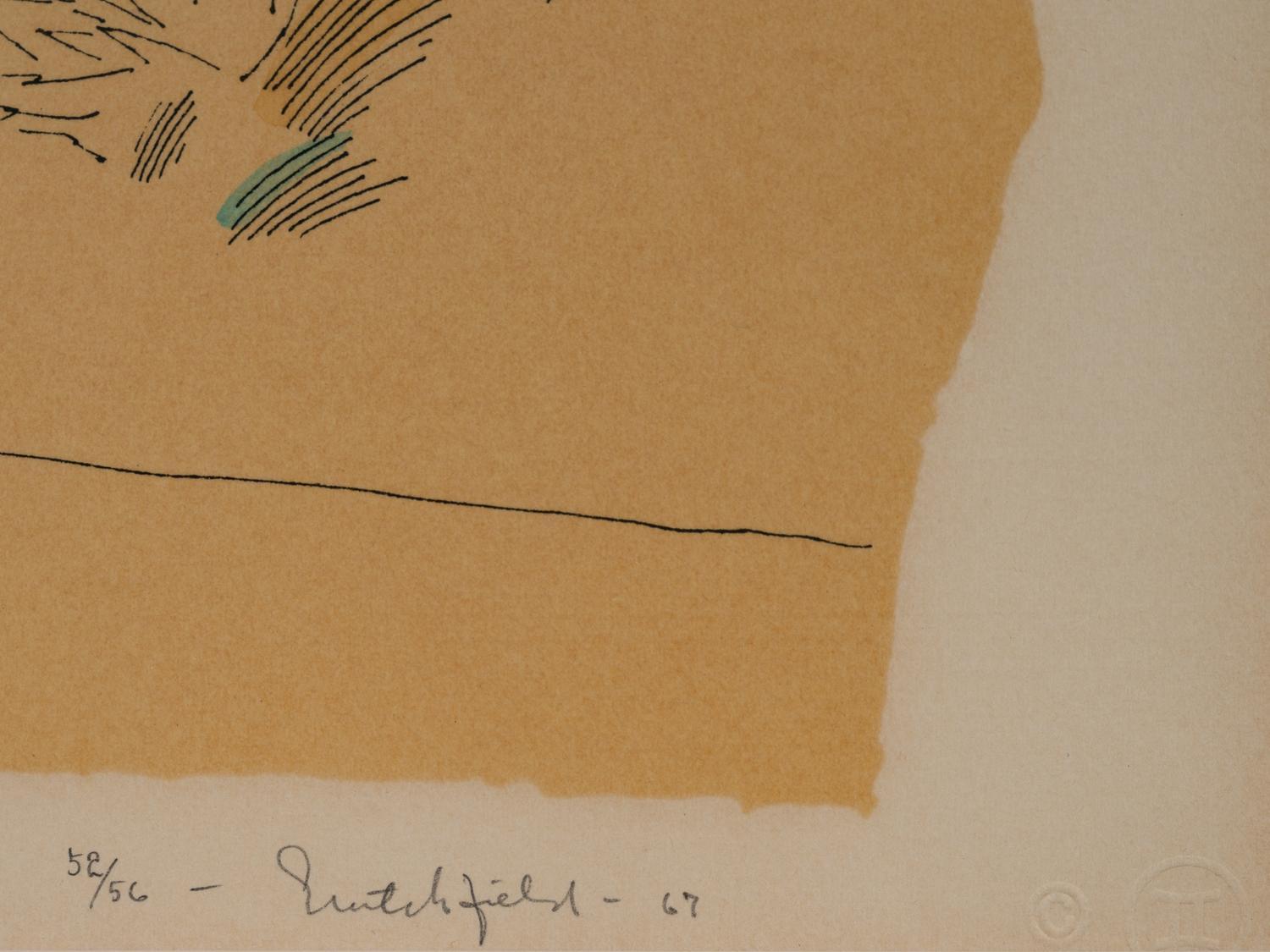William Crutchfield (American, b. 1932) Four Lithographs from Americana Suite