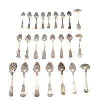 A Collection of Kentucky Coin Silver Flatware