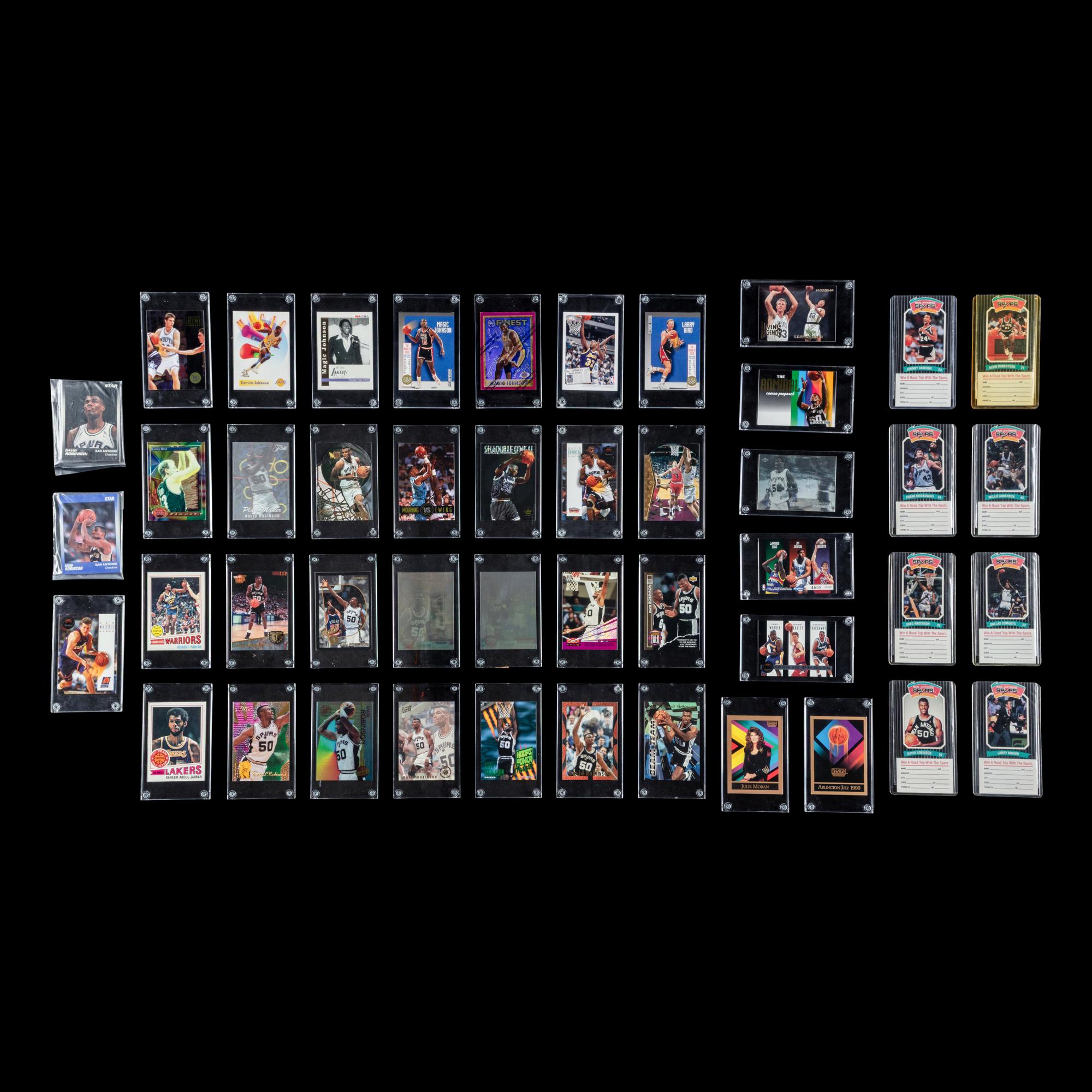 A Large Collection of 1990s NBA Hall of Fame Basketball Cards