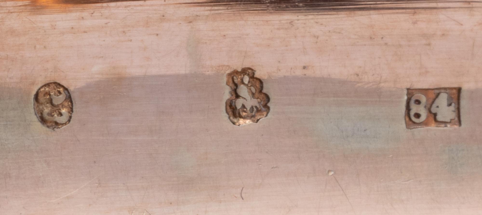 A Russian Silver-Gilt and Niello Cigar Case