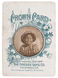 [AFRICAN AMERICANA - JIM CROW]. " In Dixie-Land " playing cards. Cincinnati, OH: Fireside Game Co., Cincinnati Game Co., 1897.