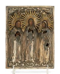 A Russian Silver Oklad Icon