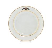 A Russian Porcelain Plate from the Gatchina Palace Service