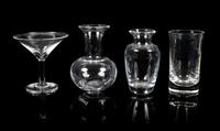 Simon Pearce, , a set of eight old fashioned glasses, together with four associated Simon Pearce items