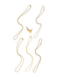 COLLECTION OF YELLOW GOLD JEWELRY