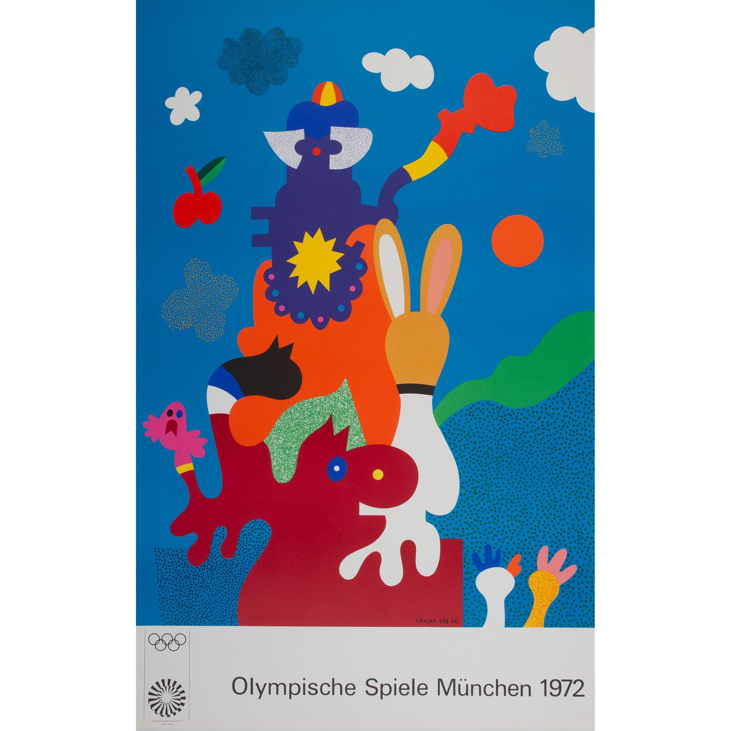 Four Exhibition Posters for the 1972 Munich Olympics