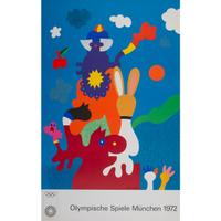 Four Exhibition Posters for the 1972 Munich Olympics