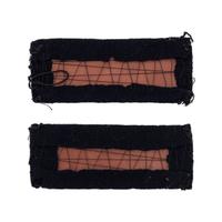 Pair of Gold Bullion Major's Shoulder Straps on Dark Blue Field