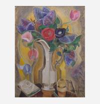 Marguerite Zorach (American, 1887-1968) Tulips and Lilacs