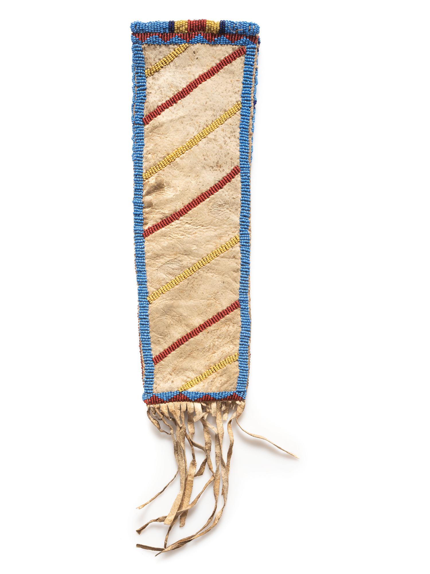 Northern Plains Beaded Hide Knife Sheath
