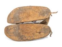 Cheyenne Beaded Hide Moccasins