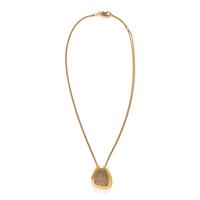 Roberto Coin, Colored Diamond and Yellow Gold 'Capris Plus' Pendant on Unsigned Chain