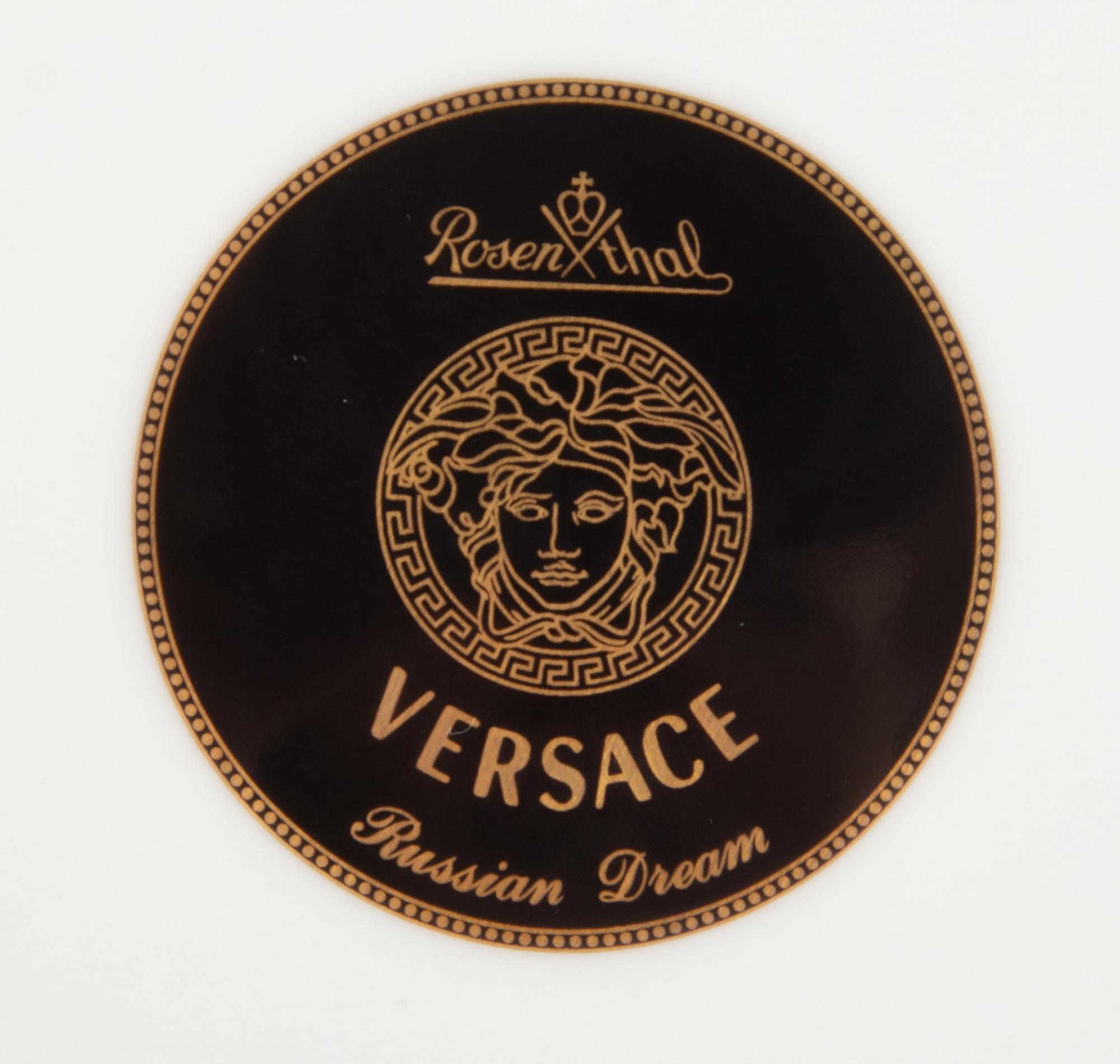 A Versace Russian Dream Porcelain Dinner Service