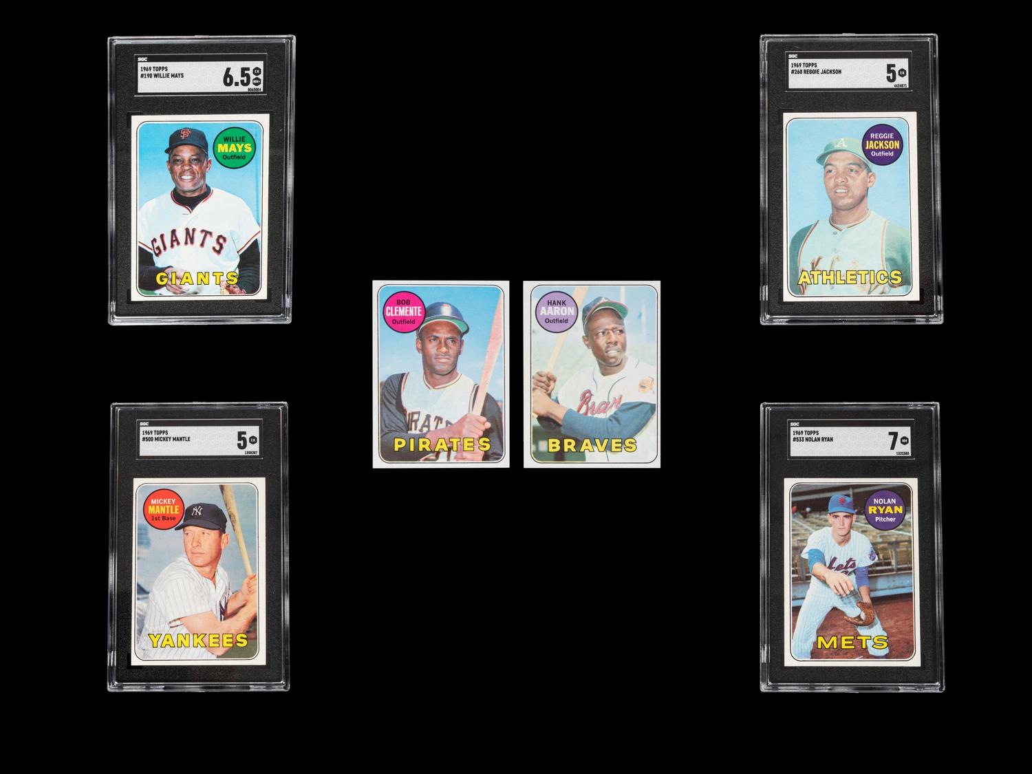 A Complete Set of 1969 Topps Baseball Cards (664/664),