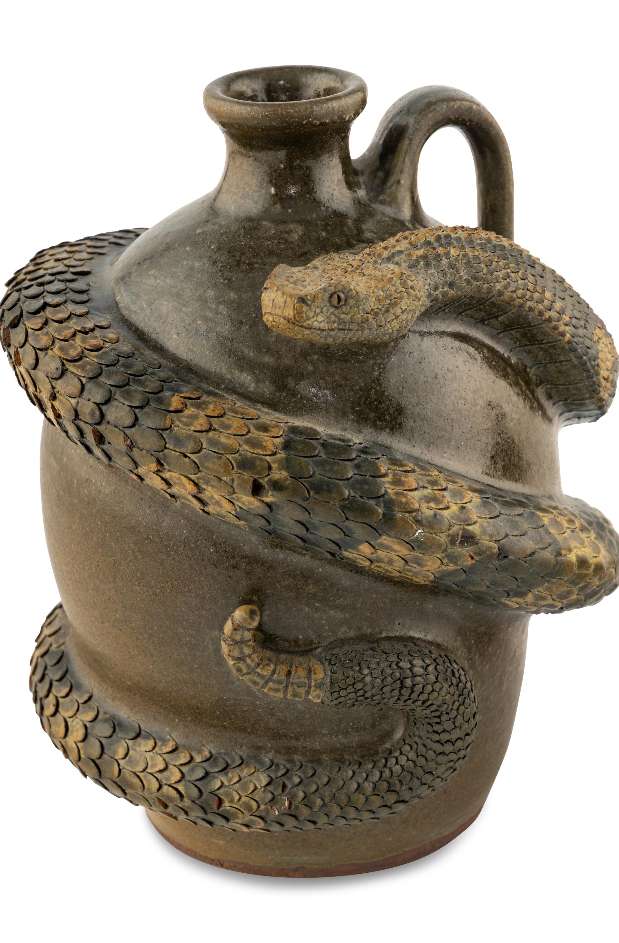 Two Georgia Stoneware Jugs
