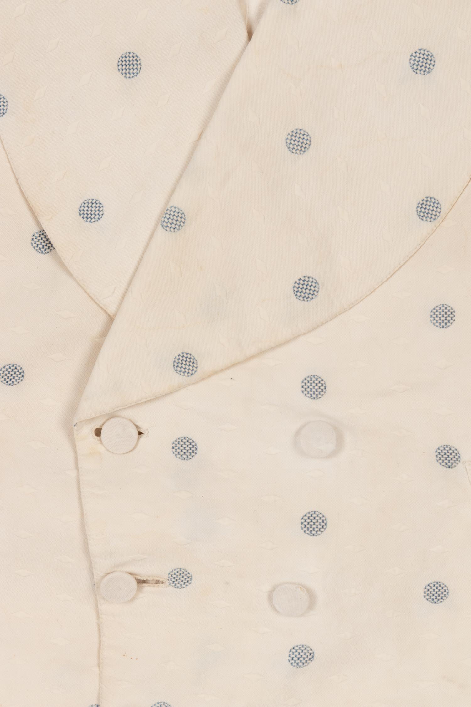 Three Men's 19th Century Waistcoats/Vests, 1840-60