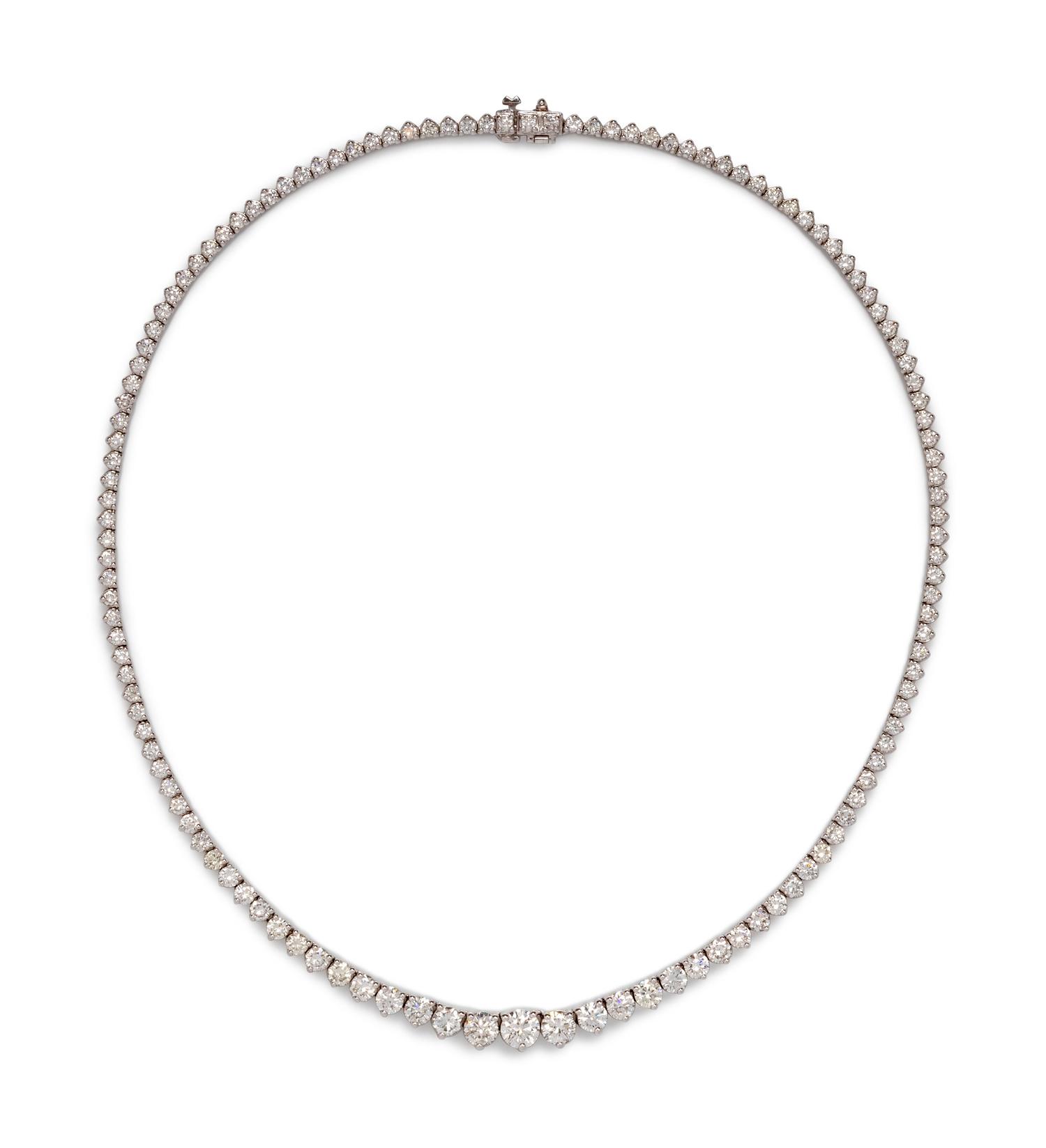 Diamond Rivière Necklace