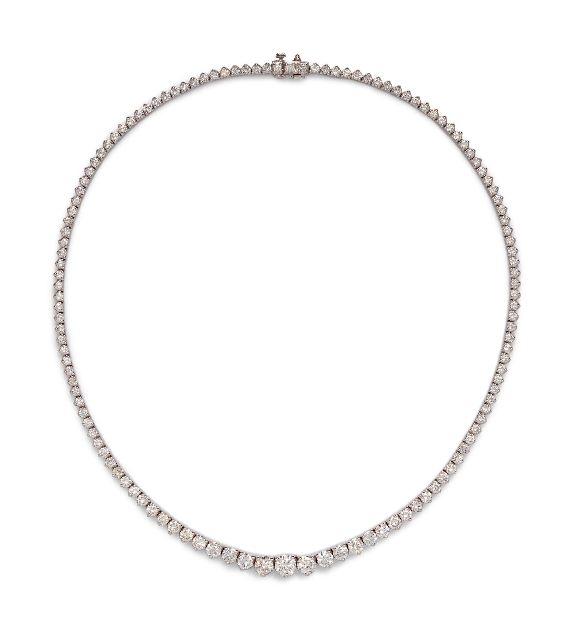 Diamond Rivière Necklace