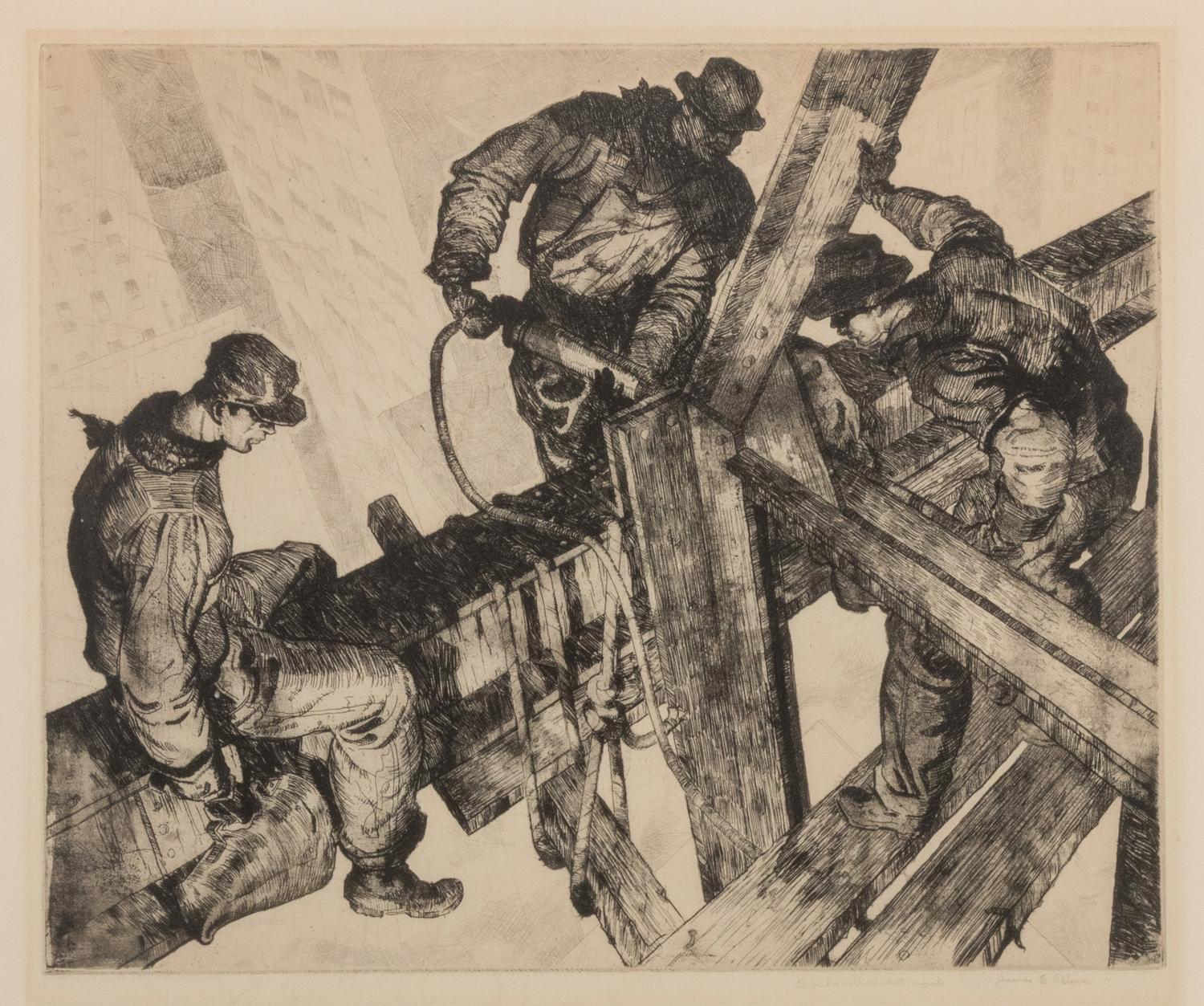 The Builders, Big Bend, and Pipe and Brawn (three works), 1932-38