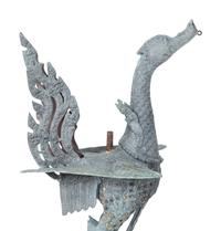 A Thai Patinated Cast Metal Garden Ornament — 19th/20th Century