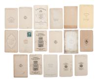 [EARLY PHOTOGRAPHY]. A group of 17 CDVS of notable 19th century personalities, incl. abolitionists, politicians, writers, and orators.