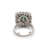 TSAVORITE GARNET AND DIAMOND CONVERTIBLE PENDANT RING